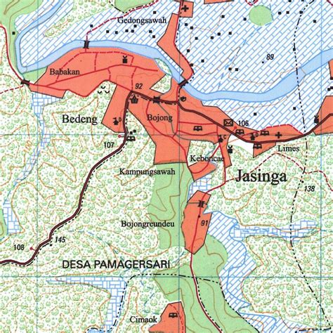 jasinga   map  badan informasi geospasial avenza maps