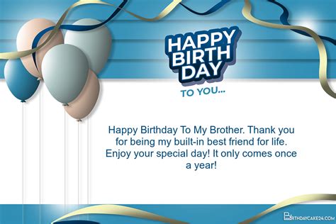 Create Blue Background Birthday Cards For Dad, Son, Brother, Boss,...