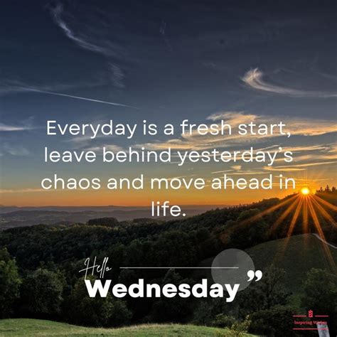 Uplifting Good Morning Wednesday Quote Inspirational Quotes