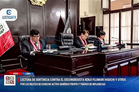 Empez La Lectura De Sentencia Contra Kenji Fujimori Video En Vivo