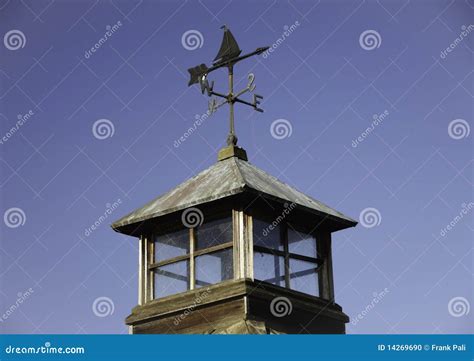 Lookout With Weather Vane Stock Photo Image Of Weather 14269690