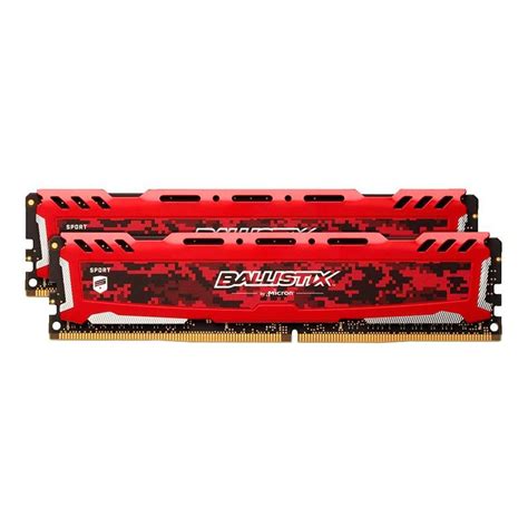 Memoria Crucial Ballistix Sport Lt Gb X Ddr Mhz Vermelha