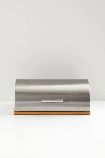 Bamboo Stainless Steel Bread Box