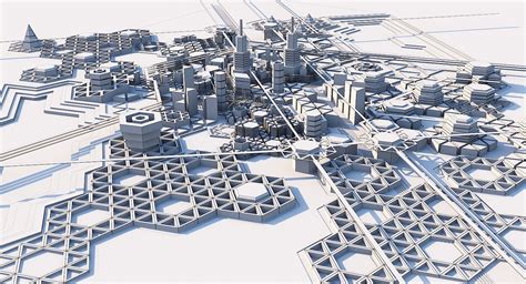 Artstation Geometric City Resources