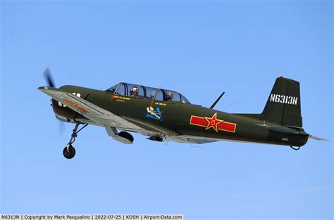 Aircraft N6313N 1979 Nanchang CJ 6A C N 3532022 Photo By Mark