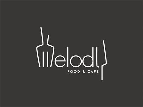 Artistic Black and White Restaurant Logo - LogoDix