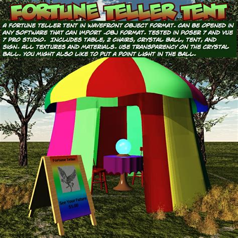 obj fortunetellertent fortune teller tent