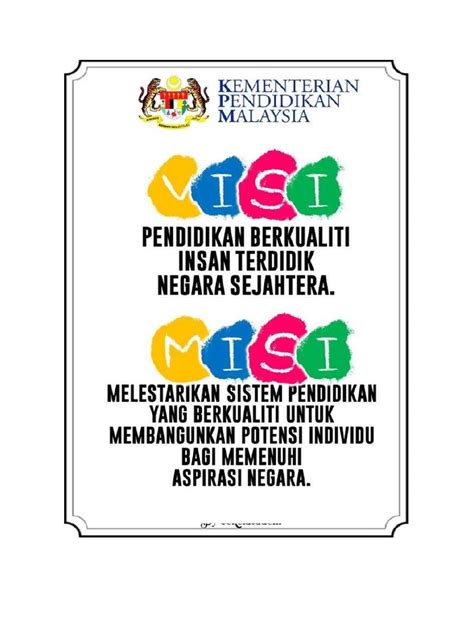 Visi Dan Misi Kpm Pdf