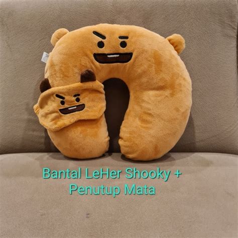 Jual Bantal Leher Penutup Mata We Bare Bears Bantal Leher Penutup Mata