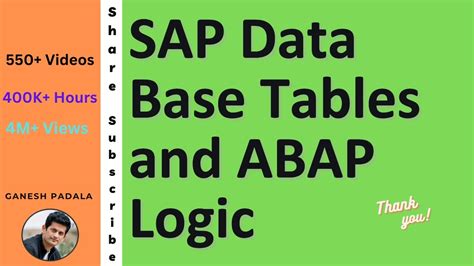 All SAP Table Videos Combo Video SAP Tables For Storing The Data