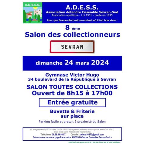 Me Salon Des Collectionneurs De L Adess Sevran Livry