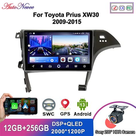 Android 13 Multimedia For Toyota Prius XW30 2009 2015 Car Player GPS