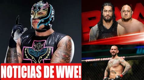 NOTICIAS DE WWE Rey Mysterio De Regreso A WWE CM Punk Y Kurt Angle