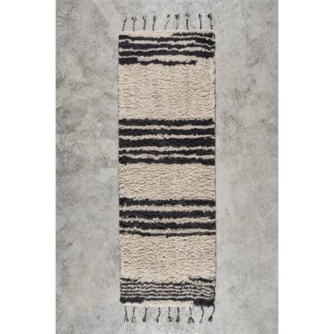 Carlaandmarge Watilda Hand Tufted Wool Black Rug Uk