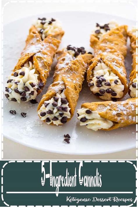 5 Ingredient Cannolis Delicious Little Bites