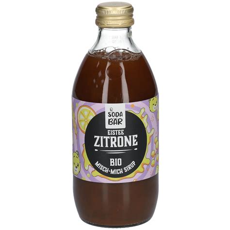 SODABÄR Eistee Zitrone Bio Misch Mich Sirup 330 ml Shop Apotheke