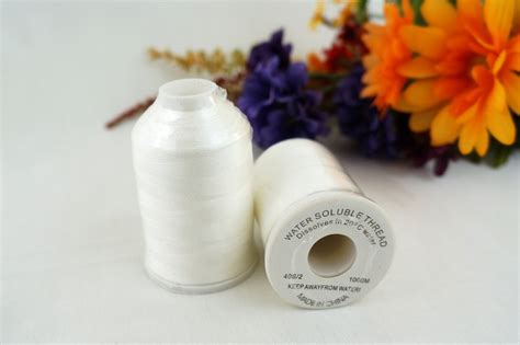 Wash Away Thread 1000 M Water Soluble Thread Etsy Australia