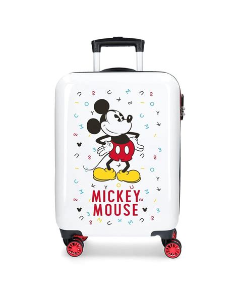 Maleta de cabina Mickey Style letras azul rígida Mickey Mouse Azul 55cm