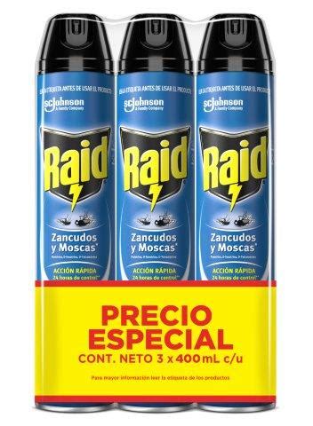 Droguer A La Econom A Raid Zancudos Y Moscas Aerosol X Ml