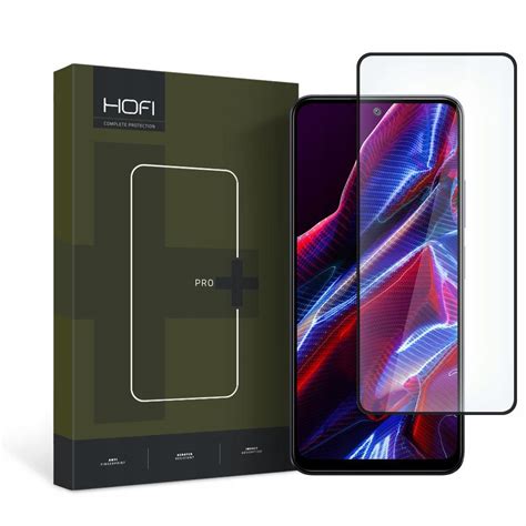 HOFI GLASS PRO XIAOMI REDMI NOTE 12 5G POCO X5 5G BLACK Warp Gr