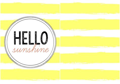 Hello Sunshine Wallpaper.jpg Desktop Background