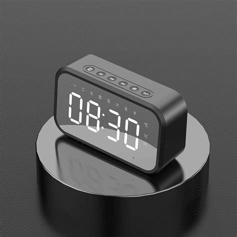 Multi Functional Wake Up Bluetooth FM Radio Desktop Clocks Smart