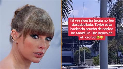 Soundcheck De Taylor Swift En El Foro Sol Emocionó A Los Fans Así Se