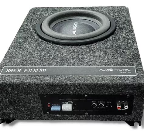 Caixa Slim Sub Pol Amplificada W Rms