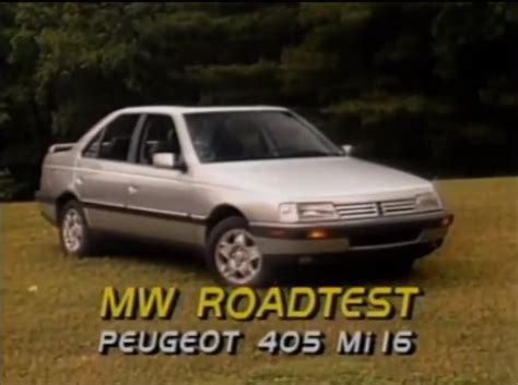 IMCDb Org 1988 Peugeot 405 Mi16 In Motorweek 1981 2024