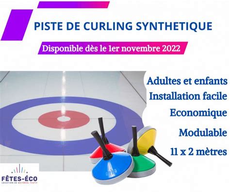 Piste De Curling Synth Tique