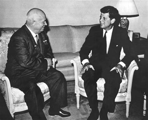 Kennedy And Khrushchev Meet Photograph by Underwood Archives - Pixels