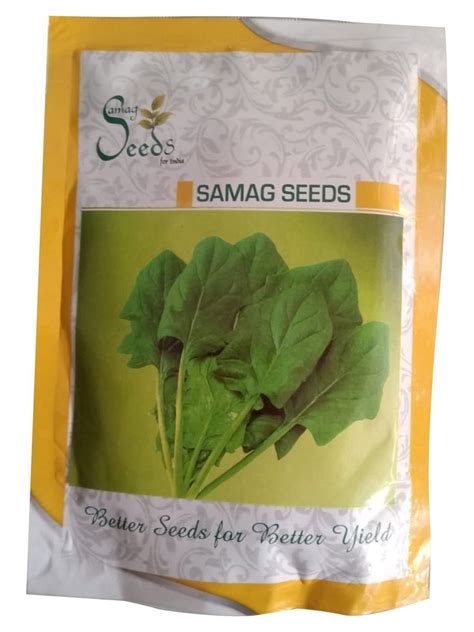 Hybrid Green Palak Seed Packaging Type Packet Packaging Size 500g