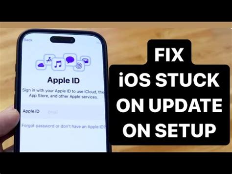 How To Fix Ios Update Stuck When Setting Up A New Iphone Youtube