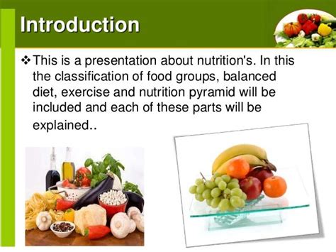 Nutrition Power Point Presantation