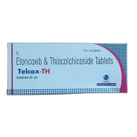 Etoricoxib Thiocolchicoside Tablet At Rs 600 Box Etoricoxib 60mg And