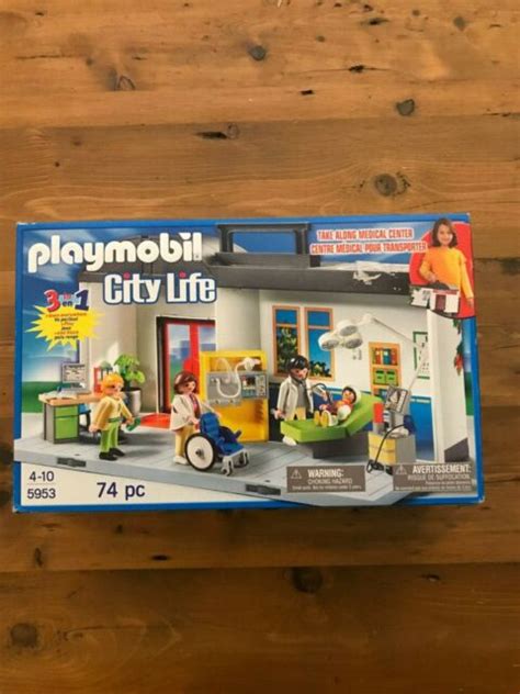 Playmobil Take Along Hospital Medical Center Ebay