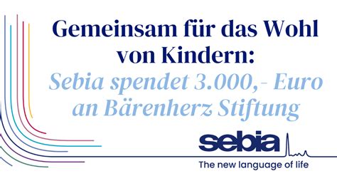 Gemeinsam für das Wohl von Kindern Sebia spendet 3 000 Euro an