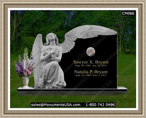 Couple Headstones Cemetery Grave Head Stone For Couple Two People