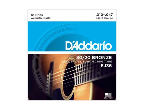 Daddario Jogo Cordas Guitarra Ac Stica D Addario Ej