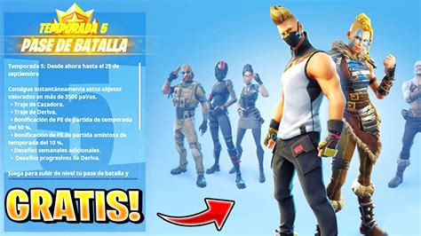 Pase De Batalla Gratis Temporada Fortnite Battle Royale Sorteo