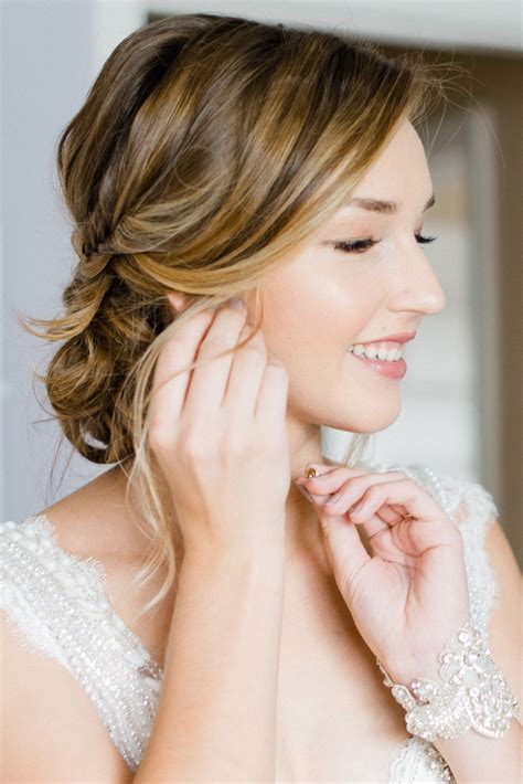 Romantic Braided Bridal Updo Bridal Updo Updo Photos Wedding Hairstyles