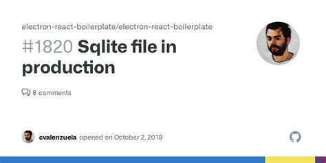 Sqlite File In Production Issue 1820 Electron React Boilerplate