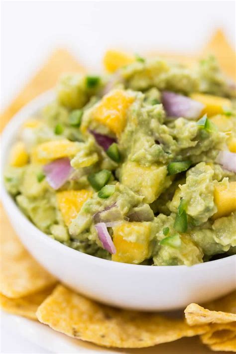 Spicy Mango Guacamole Simply Quinoa