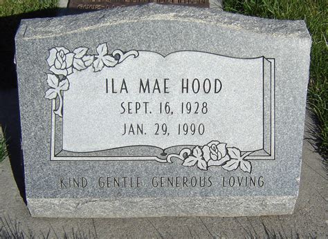 Ila May Hood M Morial Find A Grave