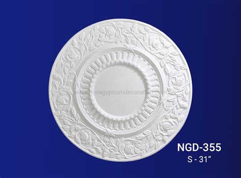 Gypsum Plaster Ceiling Rose Design And Model Ngd 355 Nova Gypsum Decoration