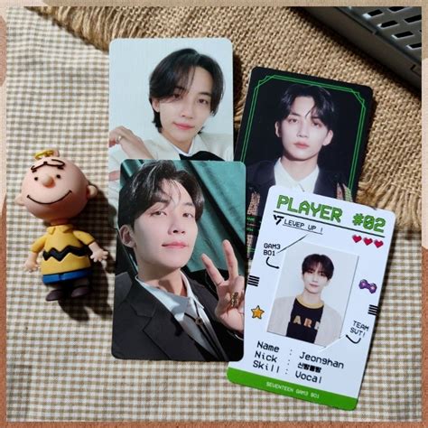 Jual Ready Seventeen Jeonghan Gameboi Member Kit Set Carver Fml