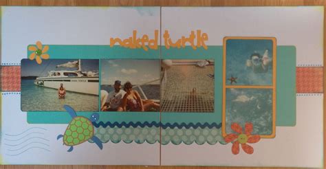 Layout Naked Turtle Scrapbooking Layouts Scrapbook Sketches Turtle