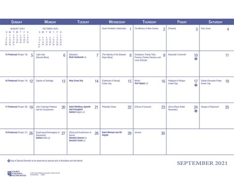 Liturgical Calendar 2023 Presbyterian