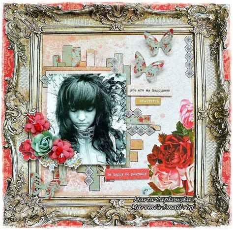 maremis small art scrapbook layouts  creative scrapbook kit club