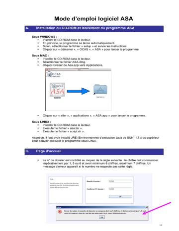 Mode D Emploi Du Logiciel ASA Manualzz